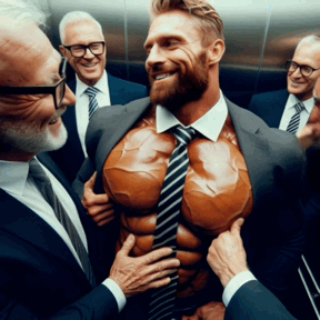 The Board Members Like This Muscular Bodyguard, Which Can Not Only Protect Their Safety, But Also Enjoy