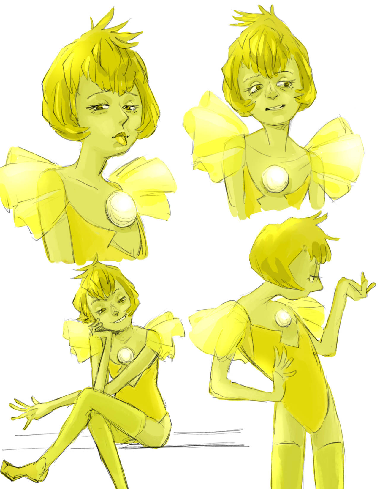 wennovane:  more y pearls……. she looks  like big bird 