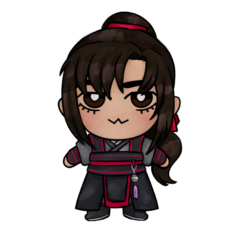 sworddraws:microorganism wei wuxian and lan zhan because i got the idea to do this at like 2am last 