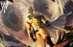 Saitama Vs Dbz by wizyakuza 