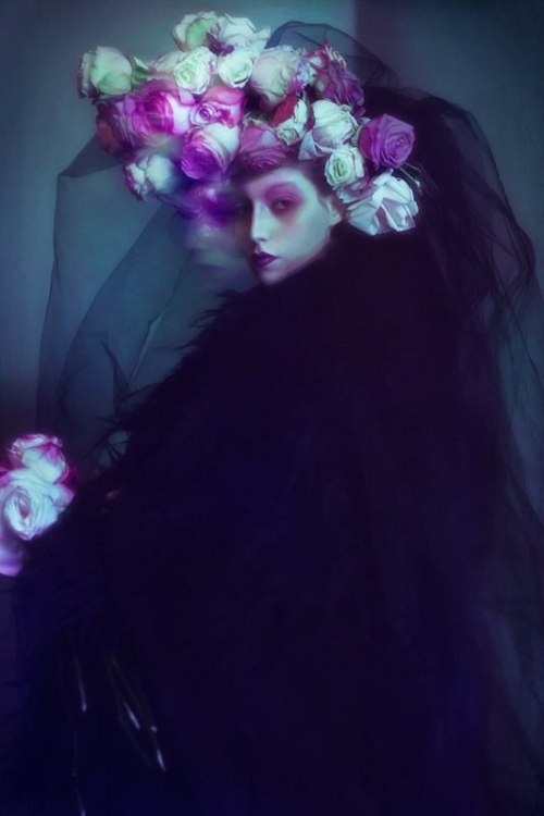 The Woman in Blackby Elizaveta PorodinaMuse:JasminaHair/make up. Stella von Senger(Source)