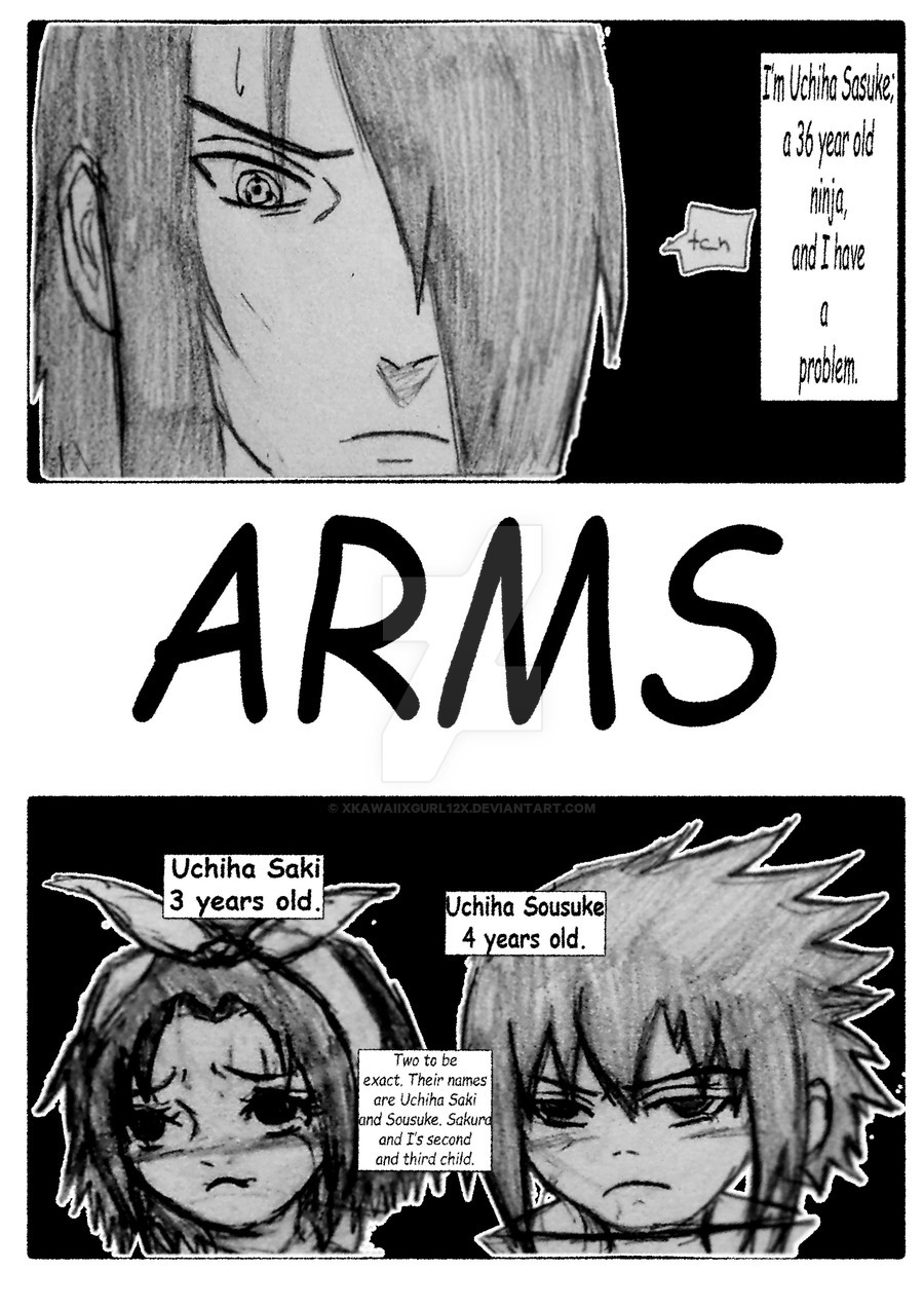 uchihasasukedoesntknowiexist:  ARMS – Page One &amp; Page Two 