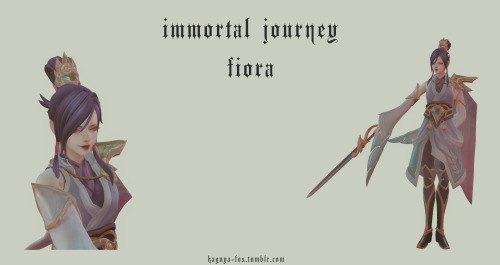 ✟ league of legends✟ immortal journey - fiona✟ mesh be from  riotgames✟ hq  compatible✟ cu