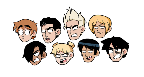 blufruity:7 evil exes and one waiting to happen!id never actually drawn these before so i decided to