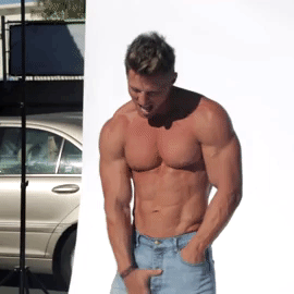 jim-holden:STEVE COOK Iron Man Magazine photoshoot