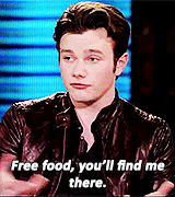 chriscolfer:   chris + food  
