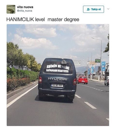 Hanımcılık level master...