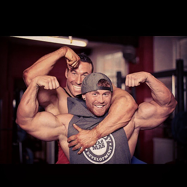 bigjoetex: Training partners with benefits Max O'Connor &amp; Richard Gozdecki