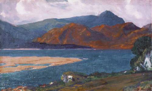 igormag:Christopher Williams (1873–1934), Dyffwys, 1917.oil on board, 33.5 x 46 cm