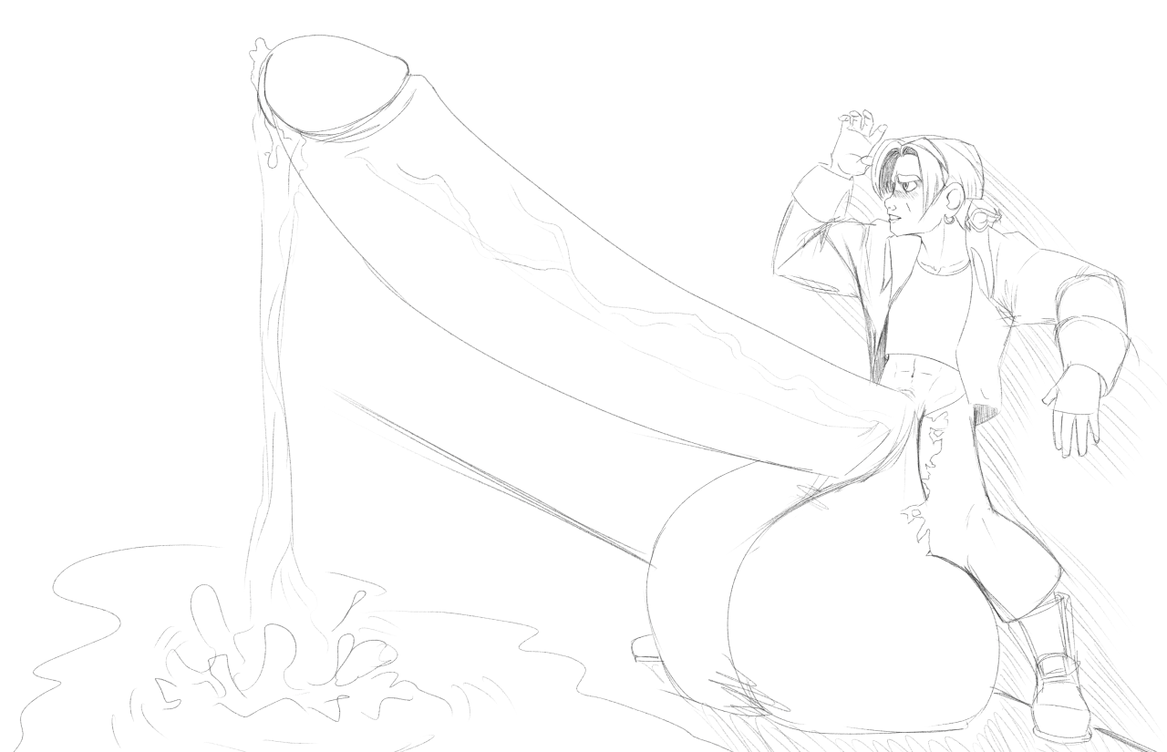 A quick sketch of a hyper-cocked Jim Hawkins.Â Really want to make some pr0n of