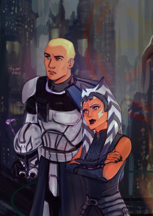theresa-draws:twilight of the republic“This story happened a long time ago in a galaxy far, far away