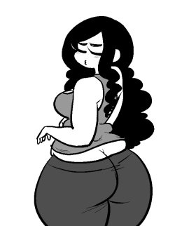 thattechnique:  looked at butts for a while and then drew some butts this was one of those butt that i drew 