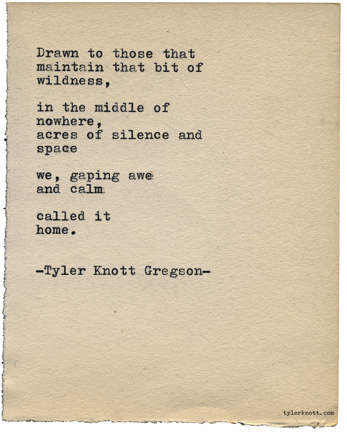 Tyler Knott Gregson