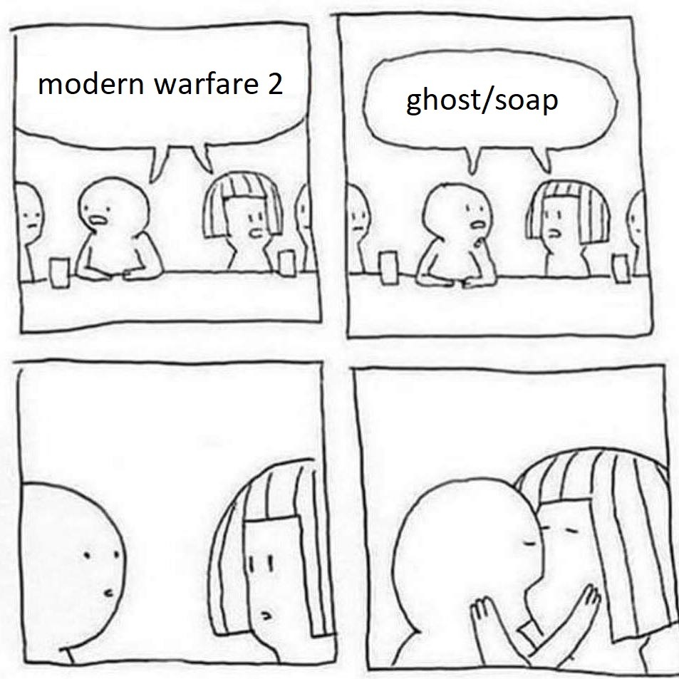 Modern Warfare 2's Ghost And Soap Side-Eye Moment Is Getting Memed