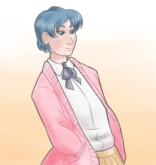 I’ve been creeping around sailor moon fashion blogs and Ami has the most adorable cardigans!