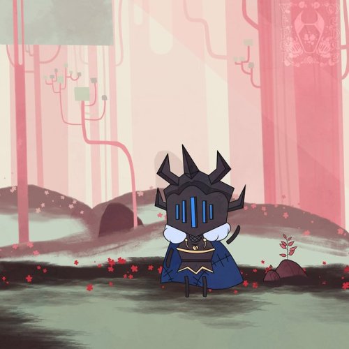 viper-menae:Knit Knight in GRIS style, I beat the game yesterday and it was just too beautiful. &