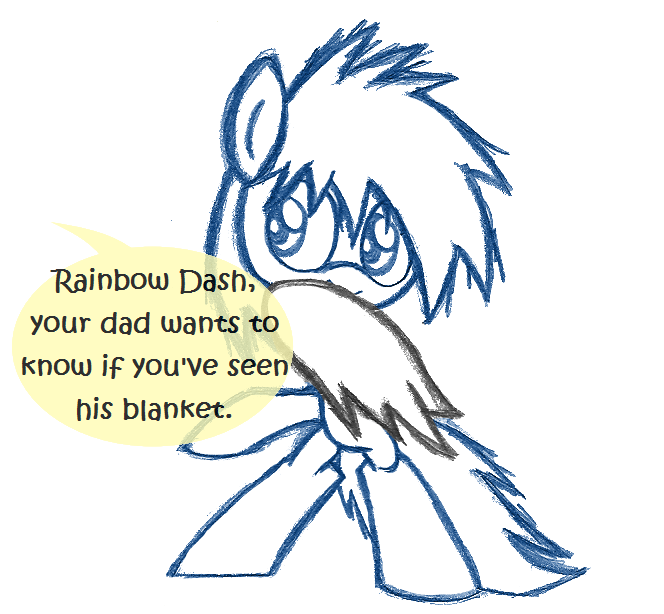 askcloudsdalefillies:  “… Ah screw it.” -Dash((Reposted, decided to fix the