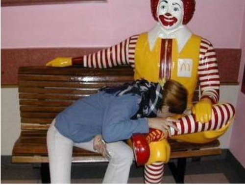 collegehumor:  I’ll take a Bic Mac with a side of fellacio. Why Are So Many People Giving Ronald McDonald Blow Jobs?