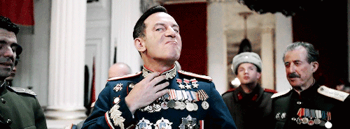 scratchybeardsweetmouth:The Death of Stalin↳Jason Isaacs as Field Marshal Zhukov