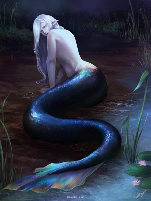 mermaidkinley:Mermaid by HelenKei on DeviantArt