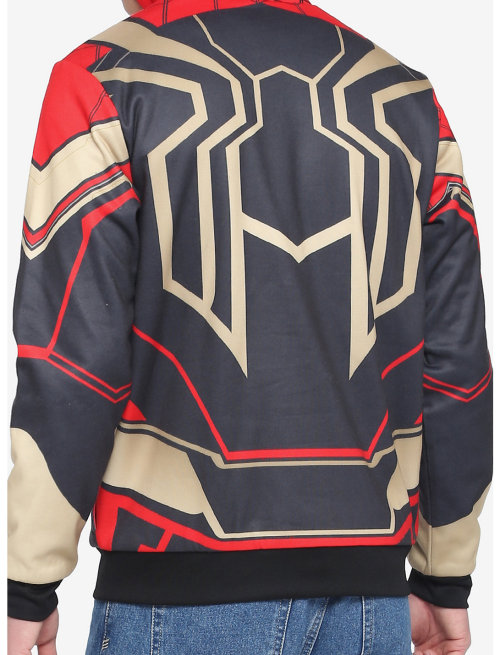 Reversible Spider-Man hoodie found at Hot Topic.