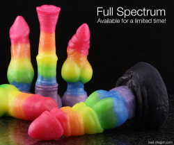 baddragontoys:  We are happy to celebrate marriage equality with the special “Full Spectrum” color! Congratulations to all of you beautiful people on the journey that’s led to greater equality for all in the U.S.!