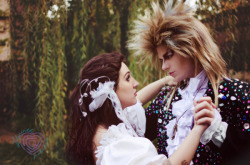 elayouaray:  Labyrinth-inspired wedding photos! Source: http://www.geeksaresexy.net/2014/01/11/lets-dance-labyrinth-inspired-wedding-photo-shoot/