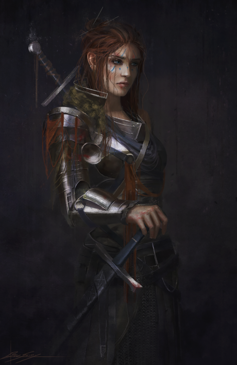 Swordswoman by Dropdeadcoheed