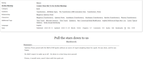 blackberreh-art:Chapter 4 of my MegOp timetravel fic is finally up!!Go give it a gander here~~