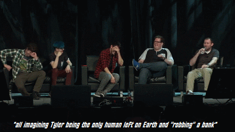 marielgum:  I lost it here haha(from the Markiplier & Friends panel)