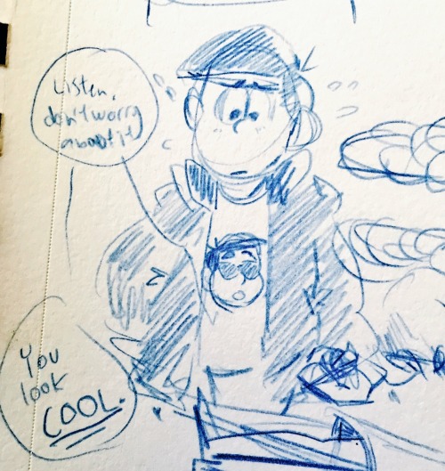 goosterbold: me, being taken out of Studio Pierrot by security, hollaring into a megaphone: KARAMATS
