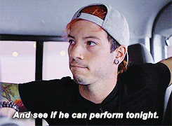 giffingtop:Somewhere within the past couple days, Tyler got really sick.