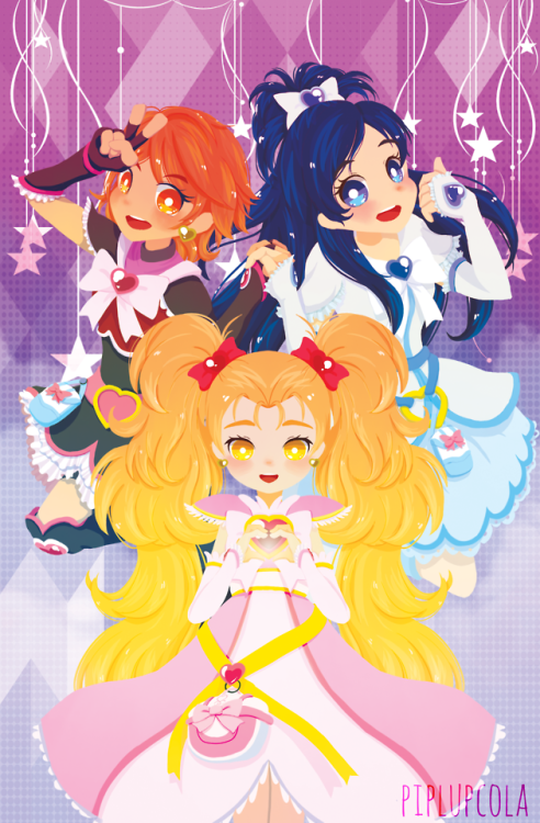 piplupcola: My full piece for the Cure-All Pretty Cure 15th Anniversary zine! Definitely one of my f