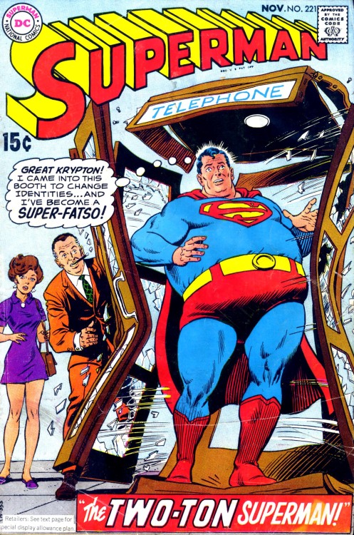 comicbookcovers: Superman #221, November 1969, cover by Curt Swan and Murphy Anderson
