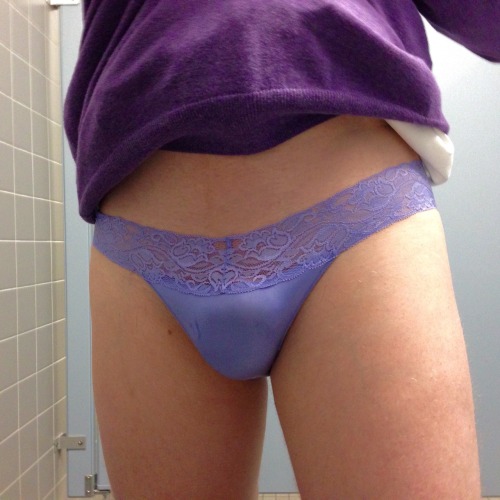 pantystud:Take your panties to work day.Take your pantyhose to work day…for me, every day.