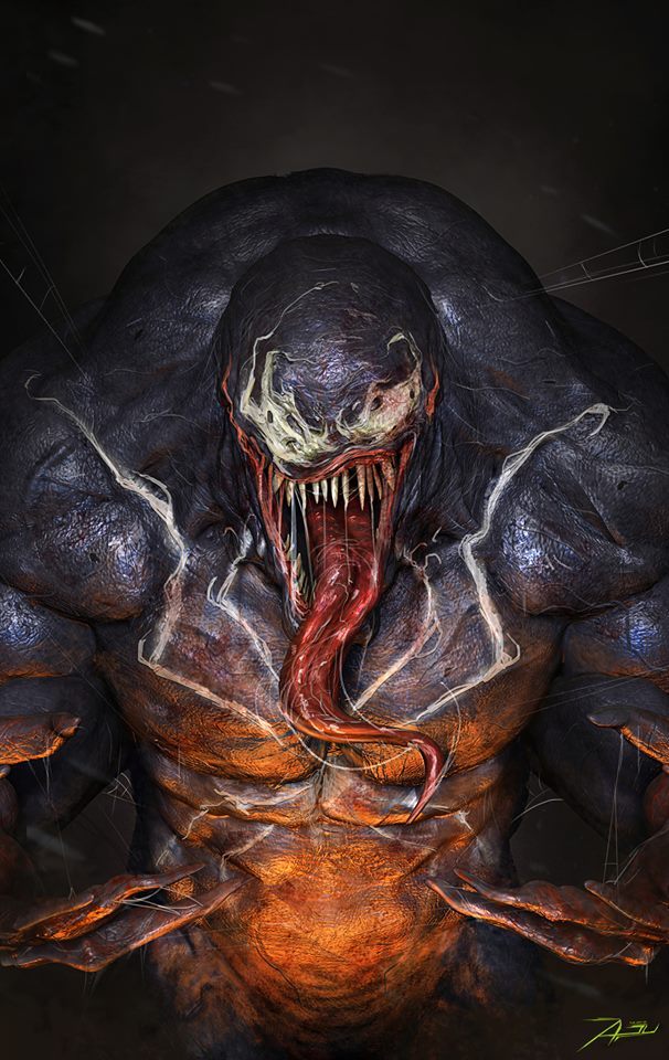 all-about-villains:Venom : by Adnan Ali / Facebook