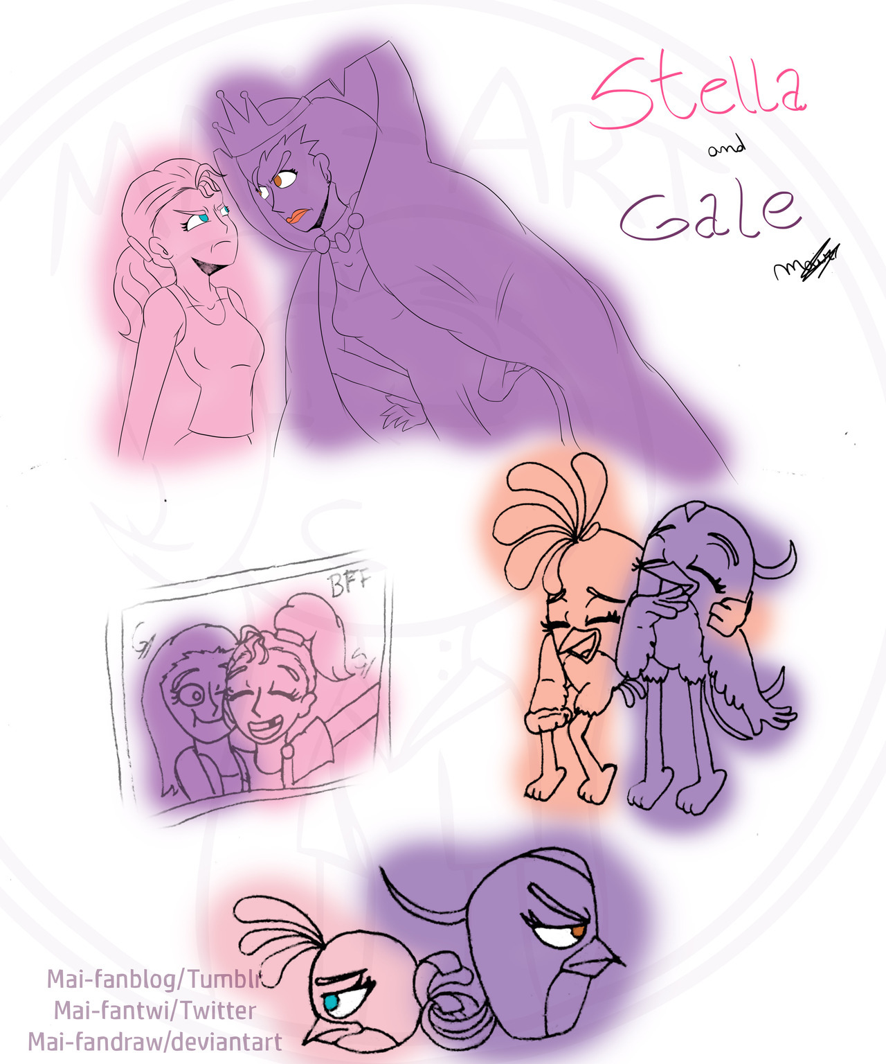 Angry Birds Stella Porn - Ask & History Angry Birds: Humans AU â€” Here is â€œStella and Gale\