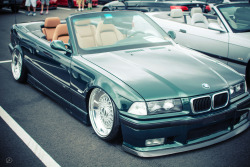tuskandtemper:  majorneverminor:                                         BimmerFest East 2014  i usually dislike verts but i loved this car. such a great color combo 