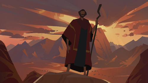 bananasandguavas:prince of egypt color studies, about 1 hour for each