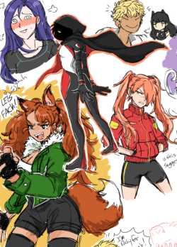 recent doodles from drawpile sessions