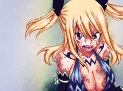 gh0ulible:  Lucy Heartfilia   ∟“You were right, Aquarius.I can’t keep crying forever.. And I can always cry later. Right now.. to save my friends.. I have to fight!” 