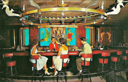 The Underwater Bar, Jules Verne Room; Marlin Bay Hotel, Fort Lauderdale Florida1950sunlimited@flickr