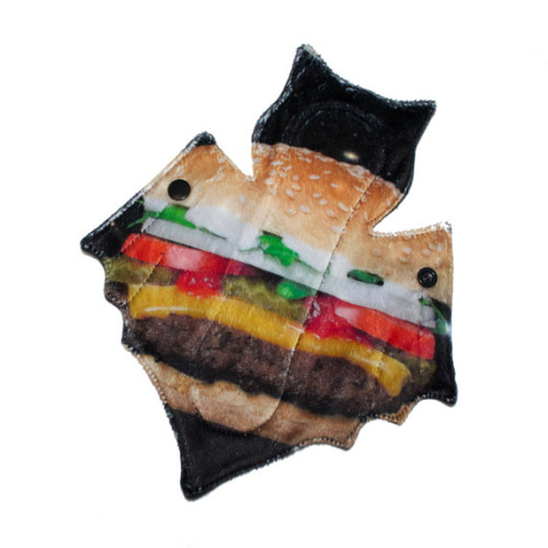 Hamburger Bat Cloth Padfrom City Bows