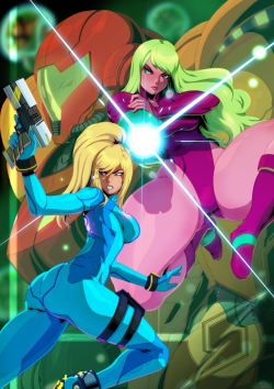 tovio-rogers:samus drawn up for the nintendo girls set i’m doing for patreon. alt and psd available there soon. 