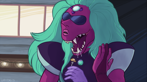 swordboyfriend:  screencap redraw of Alexandrite.