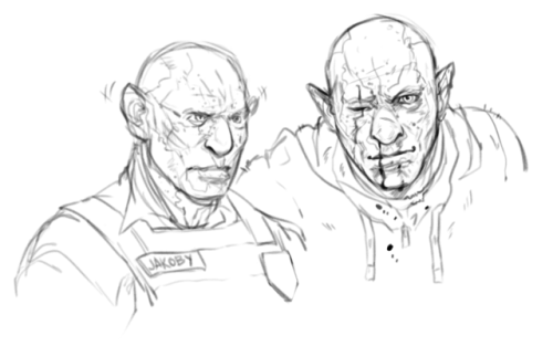 jasjuliet:Drew Jakoby and some Bright-verse Orcs from a Campaign I’m in with friends!