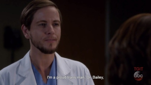 a-littleinfinity:mitochondiva:twofreespirit:That’s how you introduce a trans character on TV!o