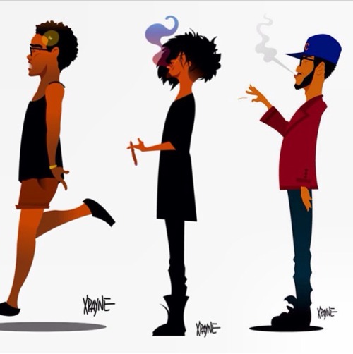 crissle:  pattilahell:  therenaissanceratchet:  nnekbone:  Hip Hop 2013: Kendrick Lamar J. Cole Childish Gambino Danny Brown Kid Cudi Artwork by XPayne (www.xpayne.tumblr.com)  why is childish gambino standing like that?  WHY  lmaoooo but for real why