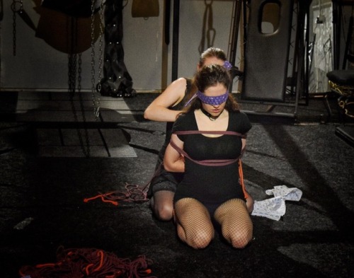 novellusfet:I was lucky enough to tie @submission-to-the-alphas first suspension. I was tough on her