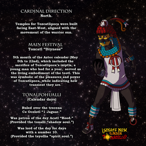 Tezcatlipoca You voted, and here’s ya boy! Tezcatlipoca! This didn’t come as a surprise exactly, did